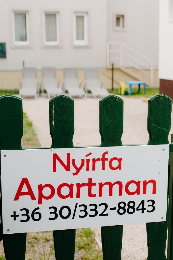 Nyirfa Apartman Vonyarcvashegy Esterno foto
